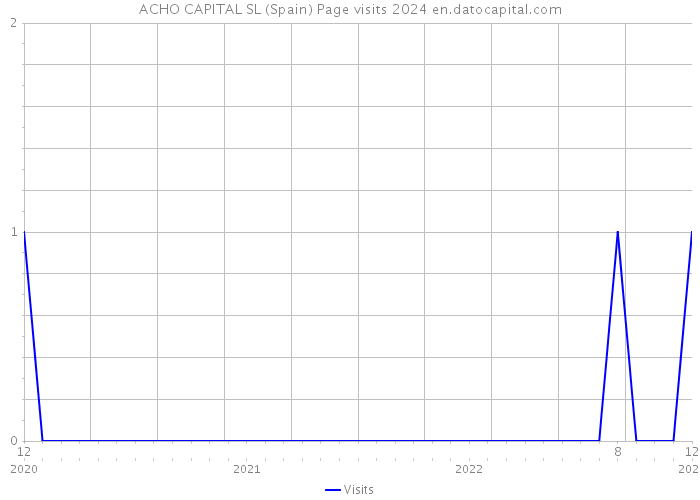 ACHO CAPITAL SL (Spain) Page visits 2024 