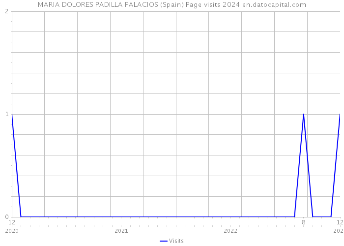 MARIA DOLORES PADILLA PALACIOS (Spain) Page visits 2024 