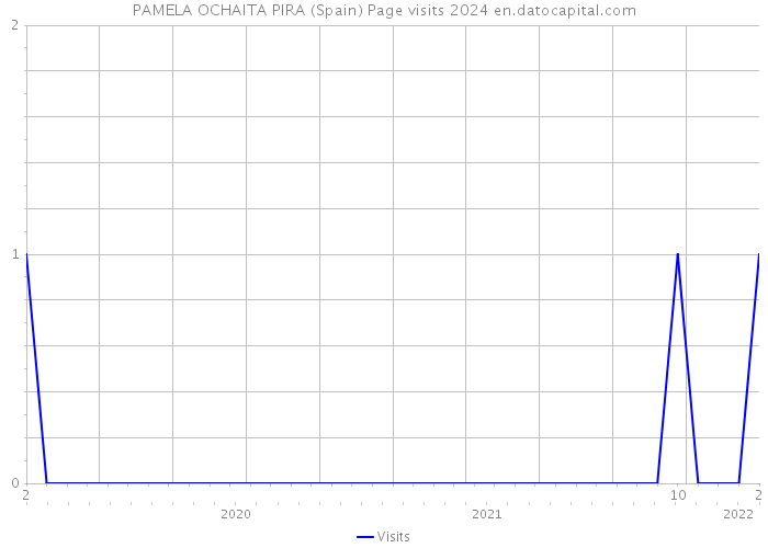 PAMELA OCHAITA PIRA (Spain) Page visits 2024 
