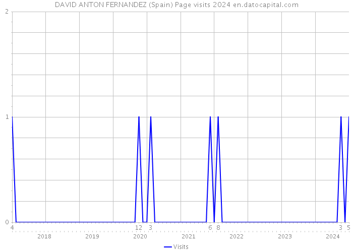 DAVID ANTON FERNANDEZ (Spain) Page visits 2024 