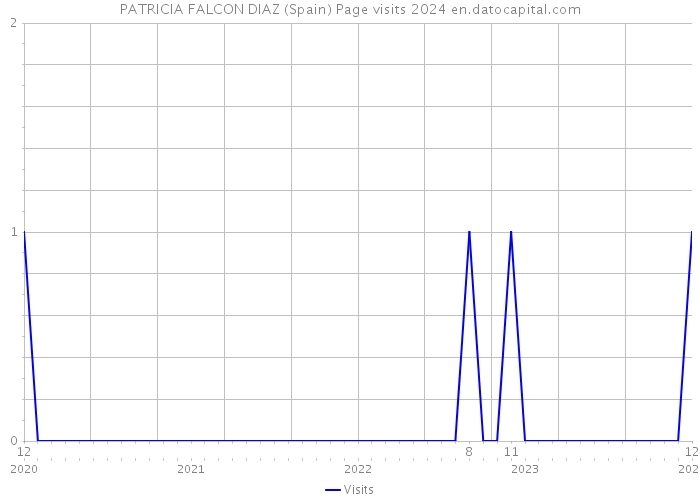 PATRICIA FALCON DIAZ (Spain) Page visits 2024 