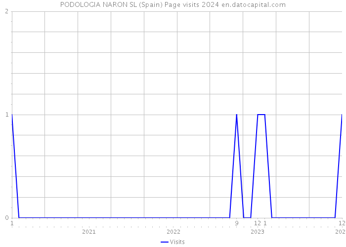 PODOLOGIA NARON SL (Spain) Page visits 2024 