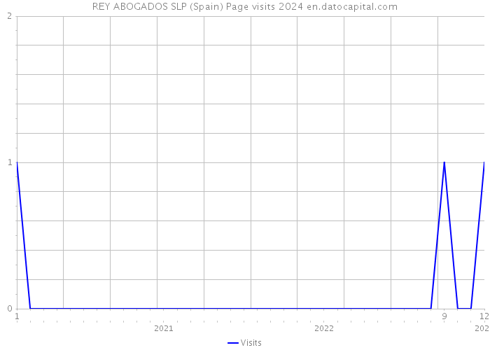 REY ABOGADOS SLP (Spain) Page visits 2024 
