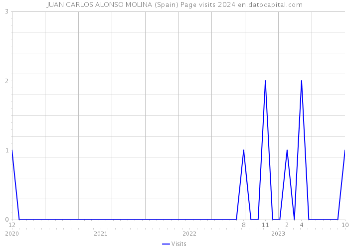 JUAN CARLOS ALONSO MOLINA (Spain) Page visits 2024 