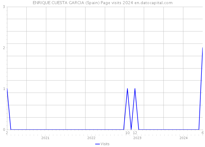 ENRIQUE CUESTA GARCIA (Spain) Page visits 2024 