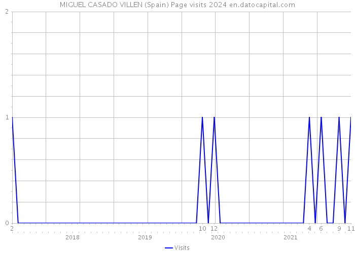 MIGUEL CASADO VILLEN (Spain) Page visits 2024 