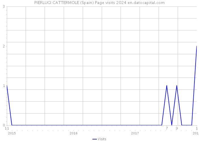 PIERLUGI CATTERMOLE (Spain) Page visits 2024 