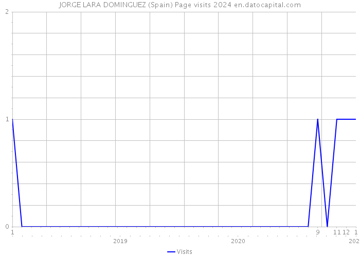 JORGE LARA DOMINGUEZ (Spain) Page visits 2024 