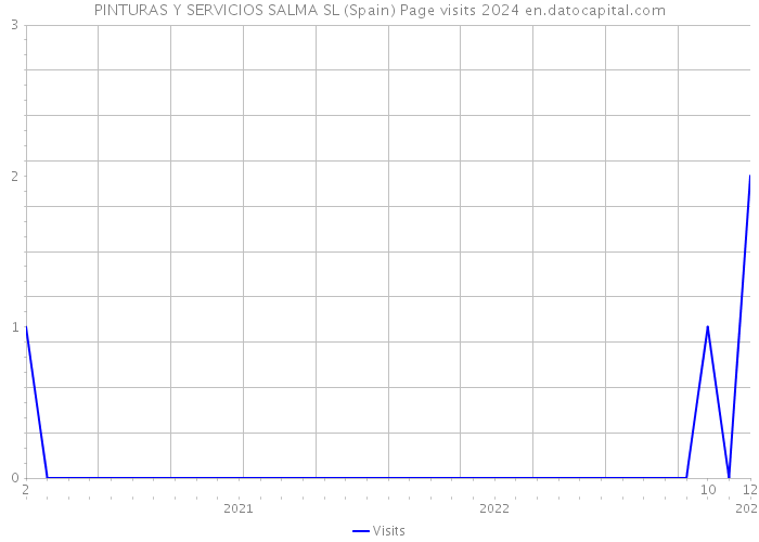 PINTURAS Y SERVICIOS SALMA SL (Spain) Page visits 2024 