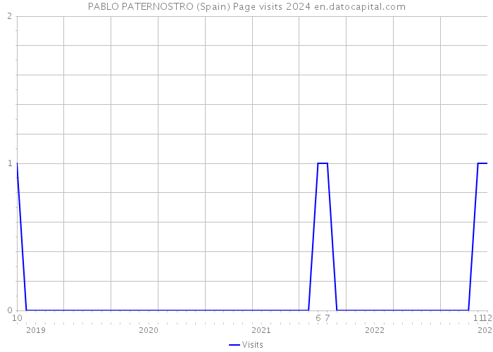 PABLO PATERNOSTRO (Spain) Page visits 2024 