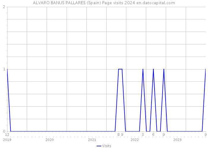 ALVARO BANUS PALLARES (Spain) Page visits 2024 