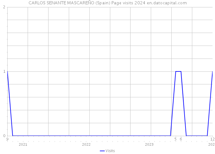 CARLOS SENANTE MASCAREÑO (Spain) Page visits 2024 
