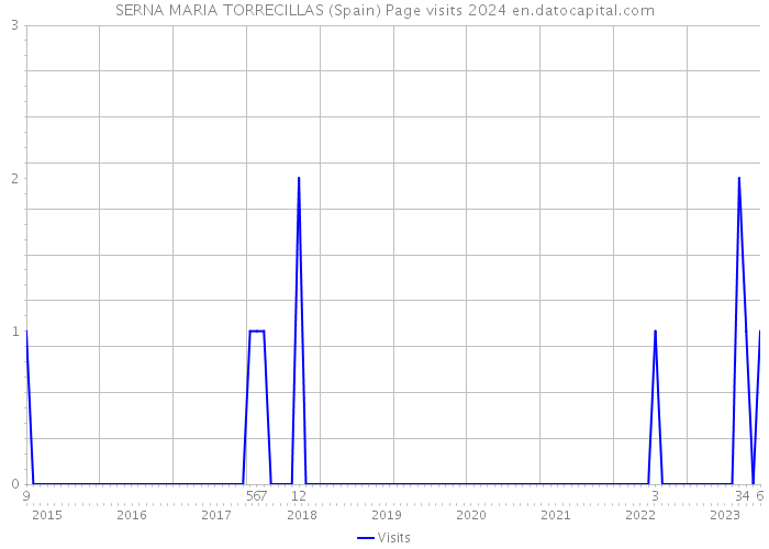 SERNA MARIA TORRECILLAS (Spain) Page visits 2024 