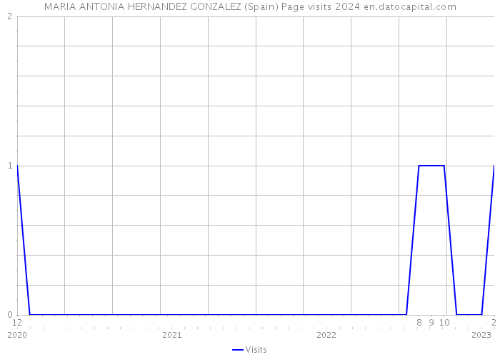 MARIA ANTONIA HERNANDEZ GONZALEZ (Spain) Page visits 2024 