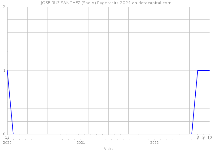 JOSE RUZ SANCHEZ (Spain) Page visits 2024 