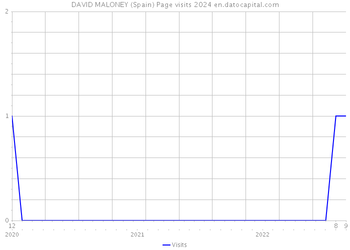 DAVID MALONEY (Spain) Page visits 2024 