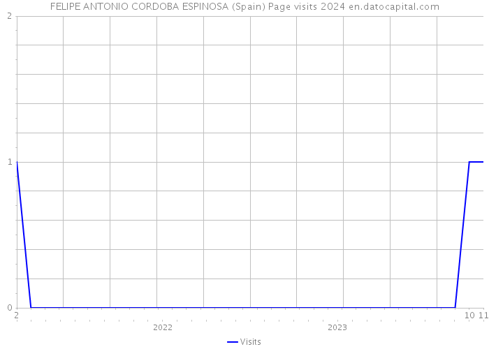 FELIPE ANTONIO CORDOBA ESPINOSA (Spain) Page visits 2024 
