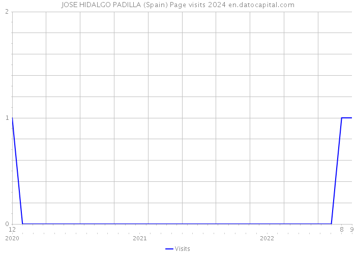 JOSE HIDALGO PADILLA (Spain) Page visits 2024 