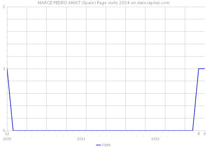 MARCE PEDRO AMAT (Spain) Page visits 2024 