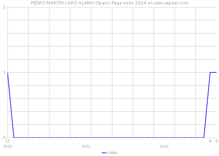 PEDRO MARTIN CARO ALAMO (Spain) Page visits 2024 