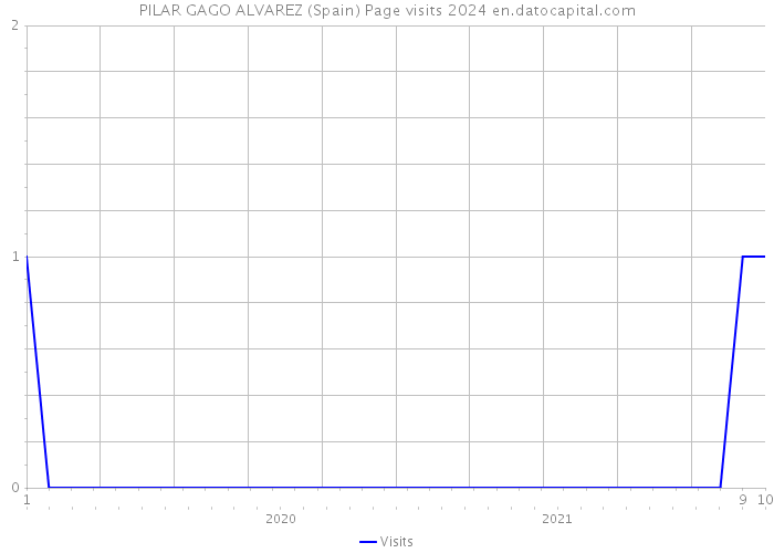 PILAR GAGO ALVAREZ (Spain) Page visits 2024 