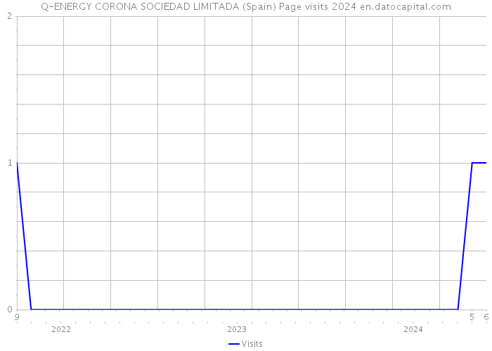 Q-ENERGY CORONA SOCIEDAD LIMITADA (Spain) Page visits 2024 