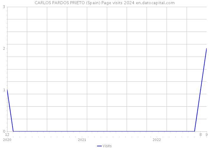 CARLOS PARDOS PRIETO (Spain) Page visits 2024 