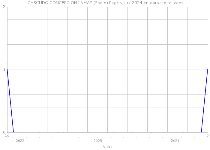 CASCUDO CONCEPCION LAMAS (Spain) Page visits 2024 