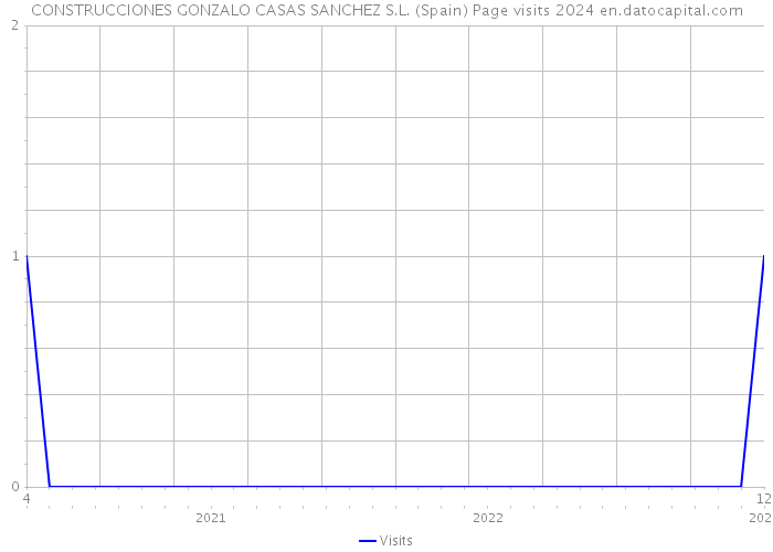 CONSTRUCCIONES GONZALO CASAS SANCHEZ S.L. (Spain) Page visits 2024 