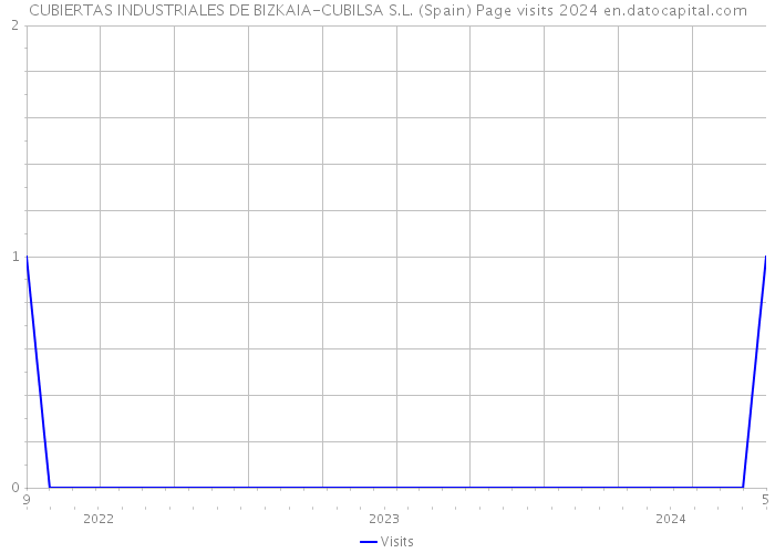 CUBIERTAS INDUSTRIALES DE BIZKAIA-CUBILSA S.L. (Spain) Page visits 2024 