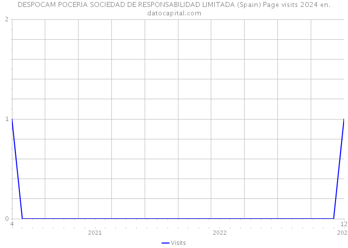 DESPOCAM POCERIA SOCIEDAD DE RESPONSABILIDAD LIMITADA (Spain) Page visits 2024 