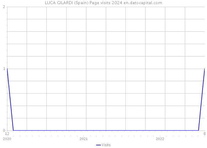 LUCA GILARDI (Spain) Page visits 2024 
