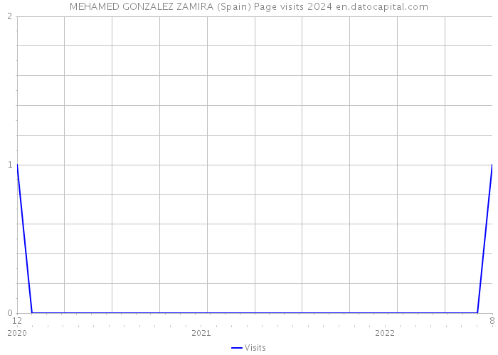 MEHAMED GONZALEZ ZAMIRA (Spain) Page visits 2024 