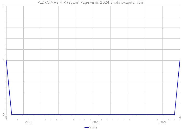 PEDRO MAS MIR (Spain) Page visits 2024 