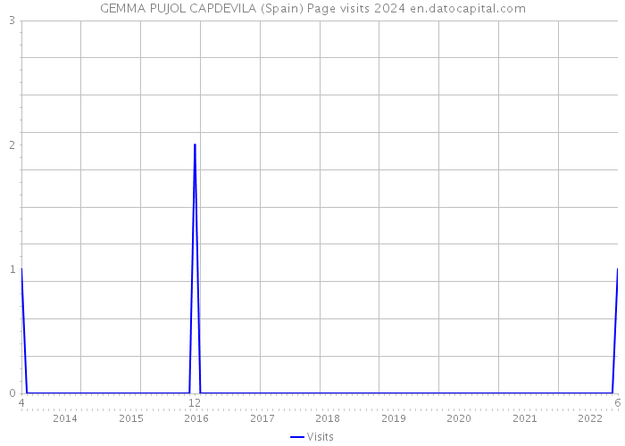 GEMMA PUJOL CAPDEVILA (Spain) Page visits 2024 