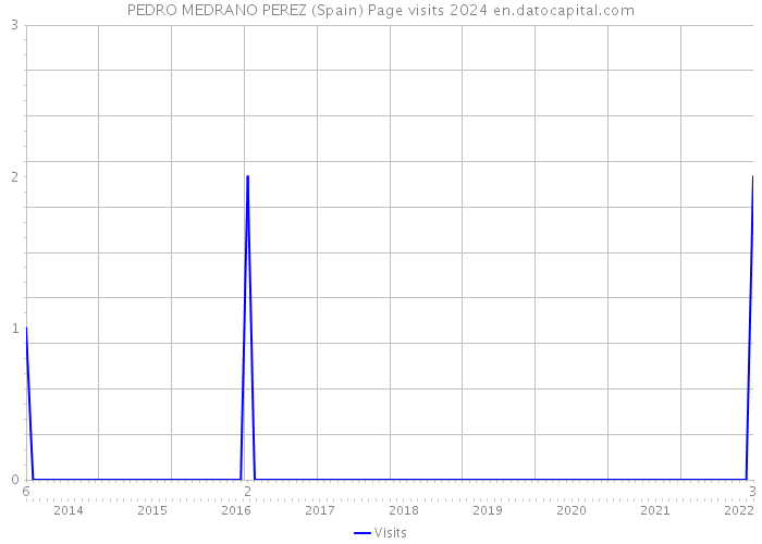 PEDRO MEDRANO PEREZ (Spain) Page visits 2024 
