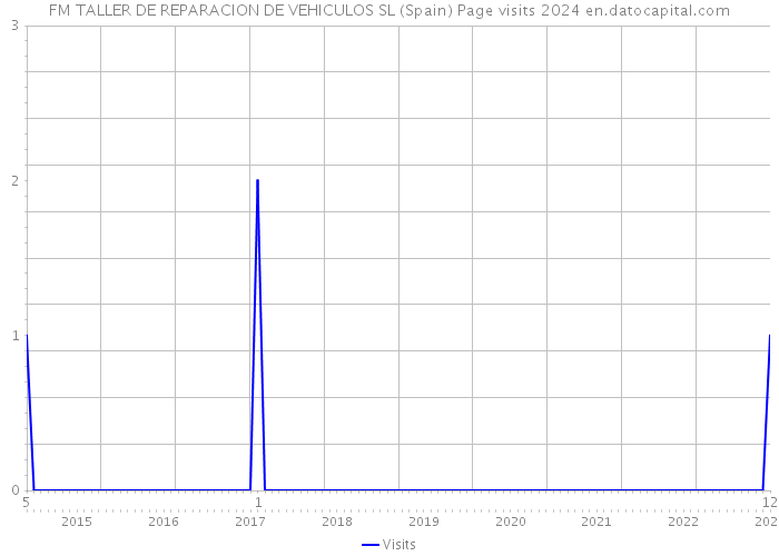 FM TALLER DE REPARACION DE VEHICULOS SL (Spain) Page visits 2024 