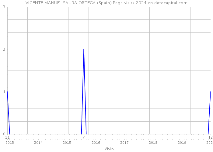 VICENTE MANUEL SAURA ORTEGA (Spain) Page visits 2024 