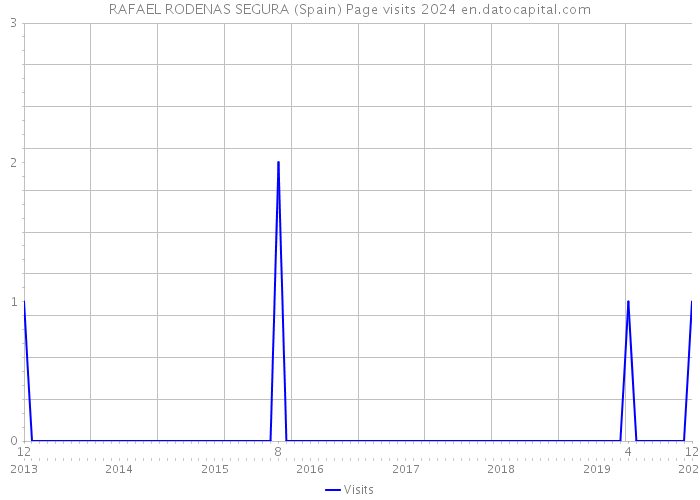 RAFAEL RODENAS SEGURA (Spain) Page visits 2024 