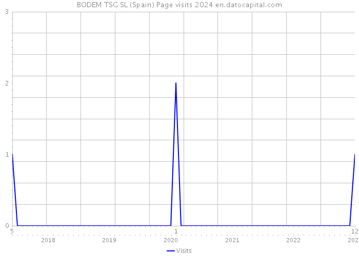 BODEM TSG SL (Spain) Page visits 2024 