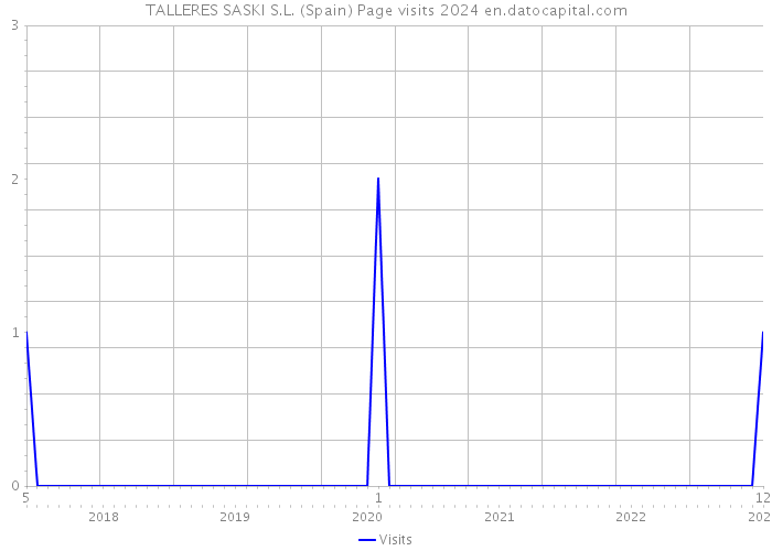 TALLERES SASKI S.L. (Spain) Page visits 2024 