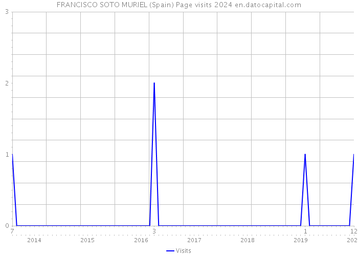 FRANCISCO SOTO MURIEL (Spain) Page visits 2024 