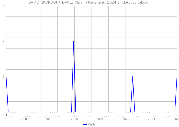 DAVID GRONDONA DAKES (Spain) Page visits 2024 