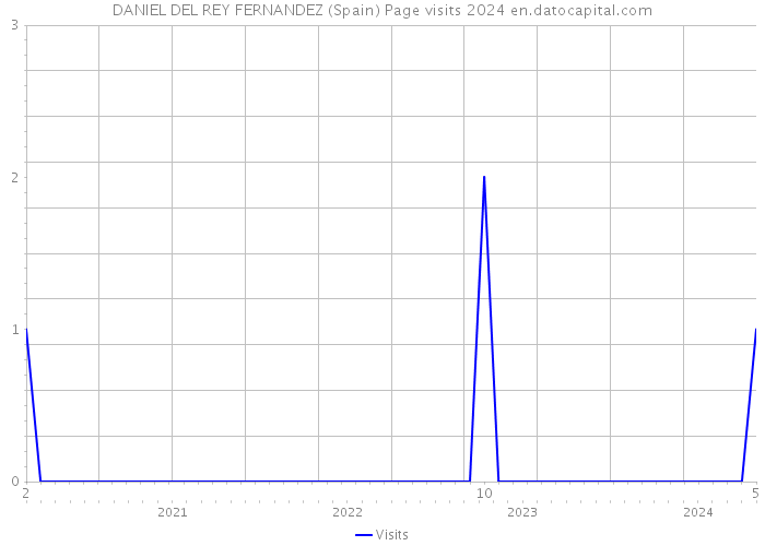 DANIEL DEL REY FERNANDEZ (Spain) Page visits 2024 