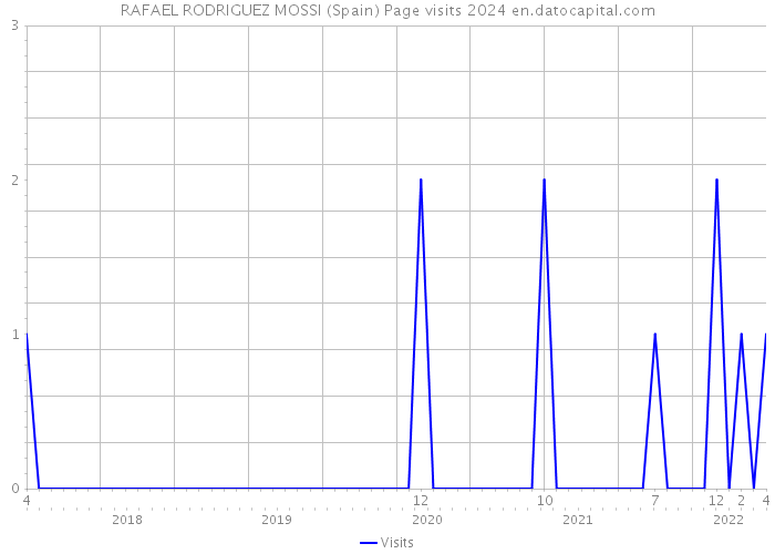RAFAEL RODRIGUEZ MOSSI (Spain) Page visits 2024 