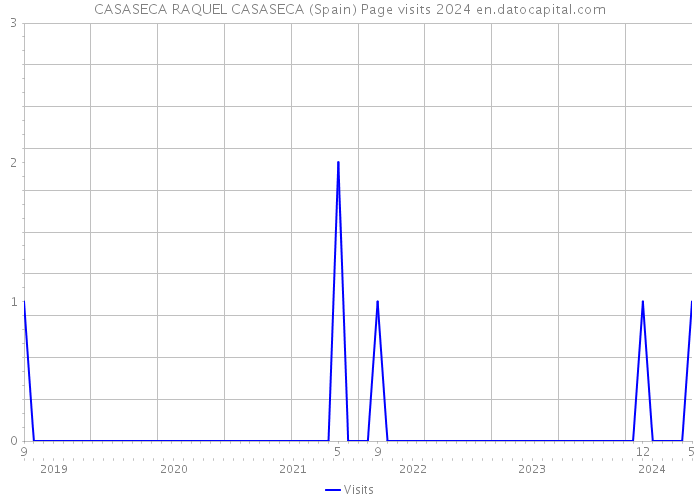 CASASECA RAQUEL CASASECA (Spain) Page visits 2024 
