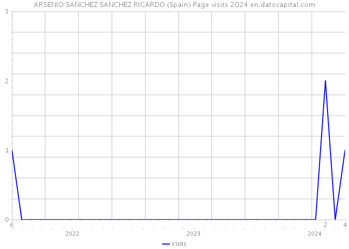 ARSENIO SANCHEZ SANCHEZ RICARDO (Spain) Page visits 2024 