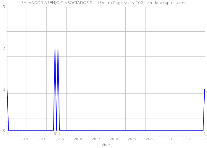 SALVADOR ASENJO Y ASOCIADOS S.L. (Spain) Page visits 2024 