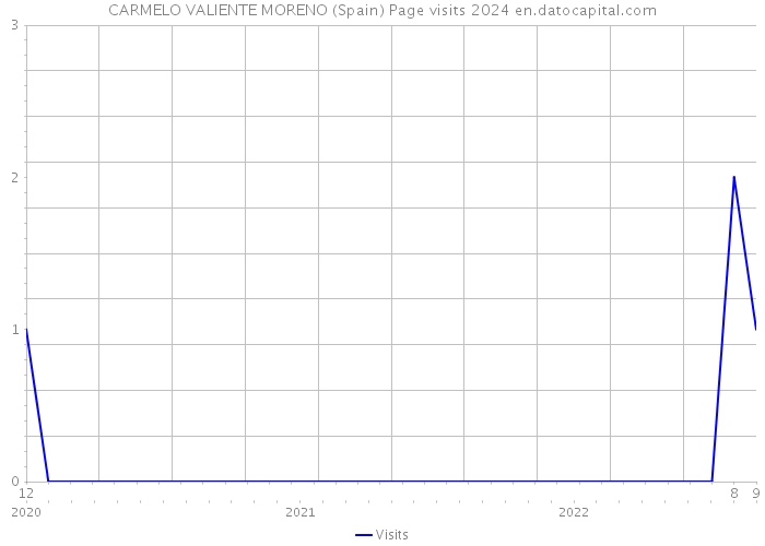CARMELO VALIENTE MORENO (Spain) Page visits 2024 