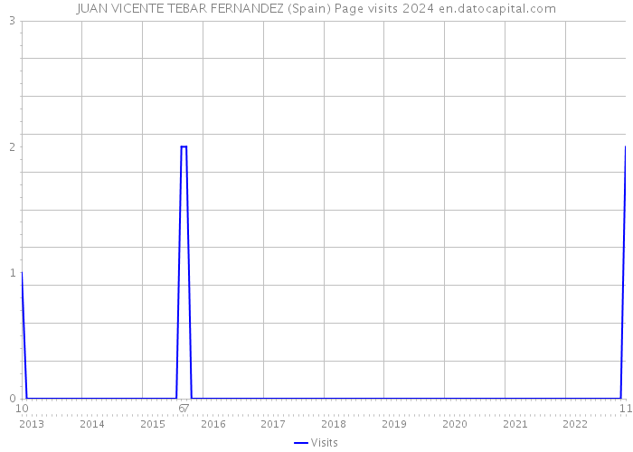 JUAN VICENTE TEBAR FERNANDEZ (Spain) Page visits 2024 